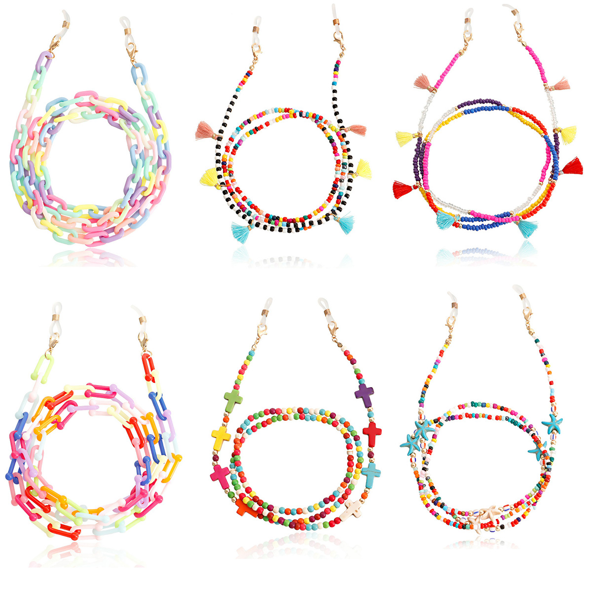 Sunglass Retainer Cord - Nova moda óculos corrente dupla utilização